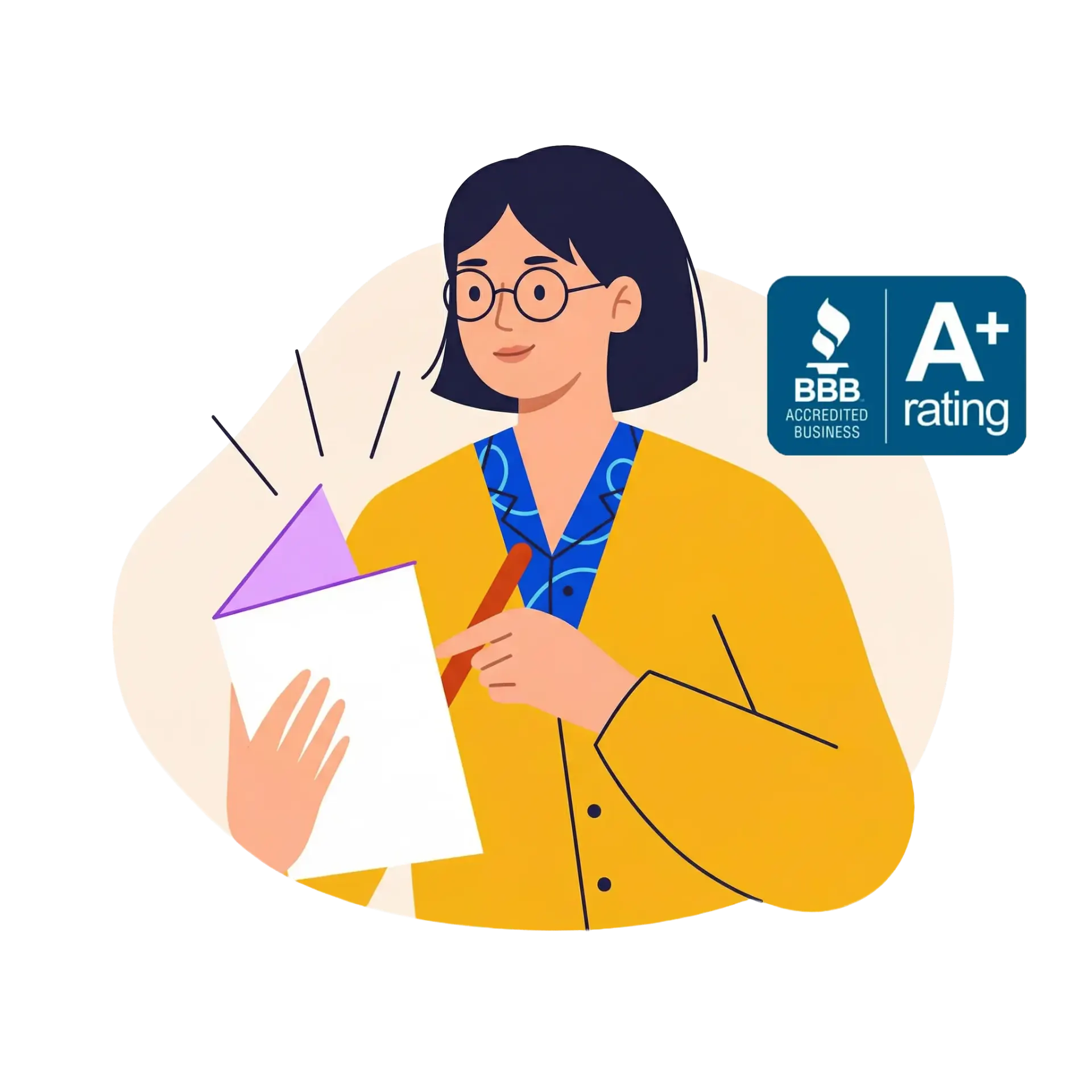 Backed by A+ BBB title agency